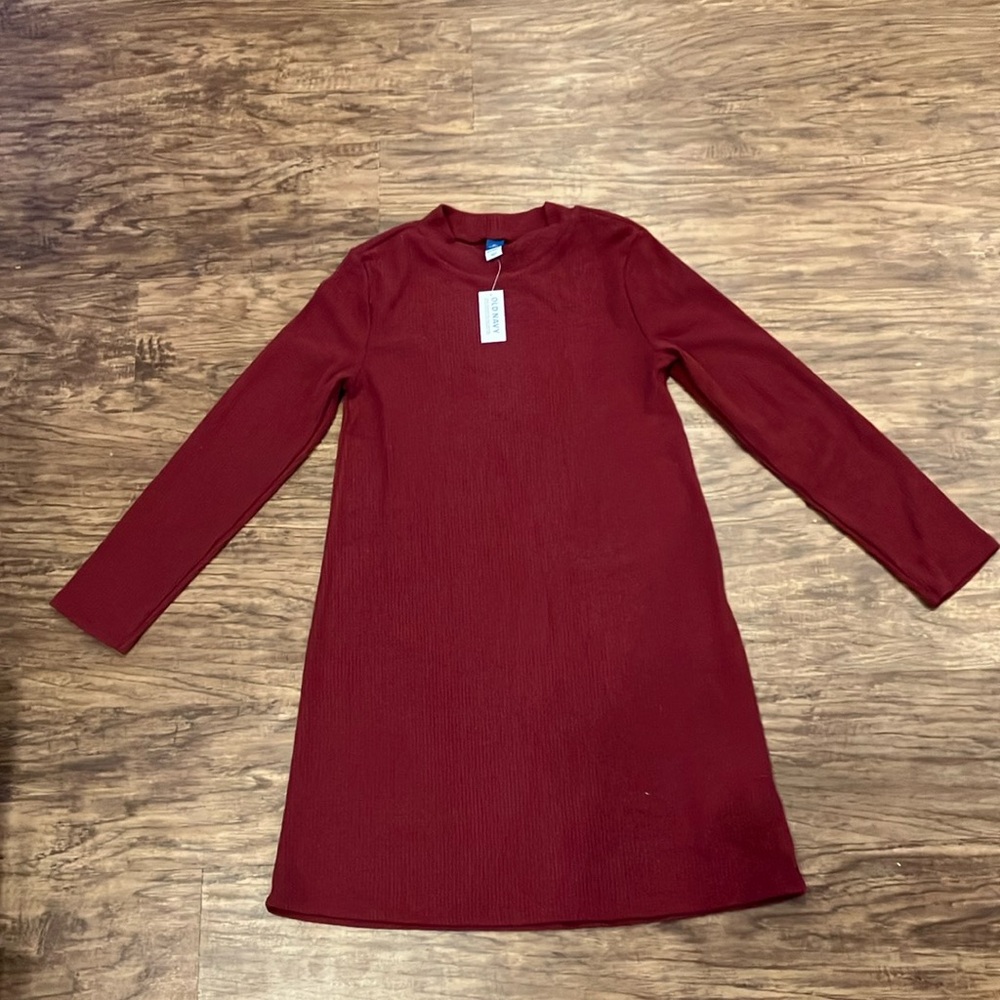 Old Navy Kids Casual Dress in Burgundy